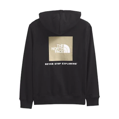 TNF SS22 Gold Logo Pullover Hoodie Black Fall Edition NF0A4761-50P
