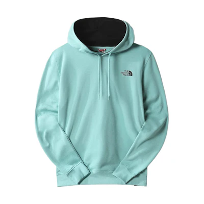 TNF SS22 Large Logo Hoodie Green Mens Pullover NF0A2TUV-6R7
