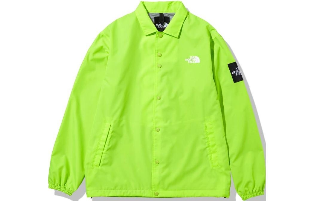 TNF SS22 Neon Green Logo Casual Long-Sleeve Jacket NP72130-ST