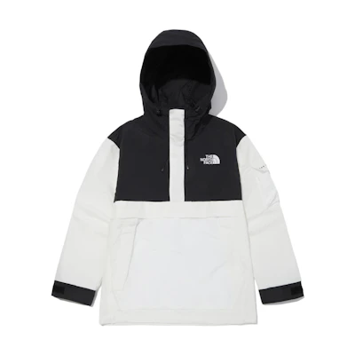 TNF SS22 New Dalton Anorak Half-Zip Colorblock Jacket White Men NA3BN00K