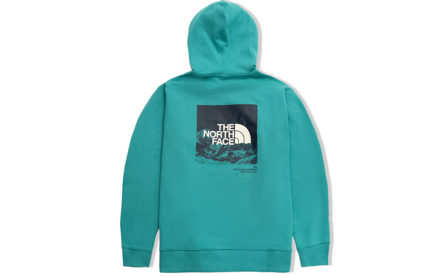 TNF SS22 Snow Mountain Logo Green Pullover Hoodie Unisex NF0A5JZL-ZCV 圖 2