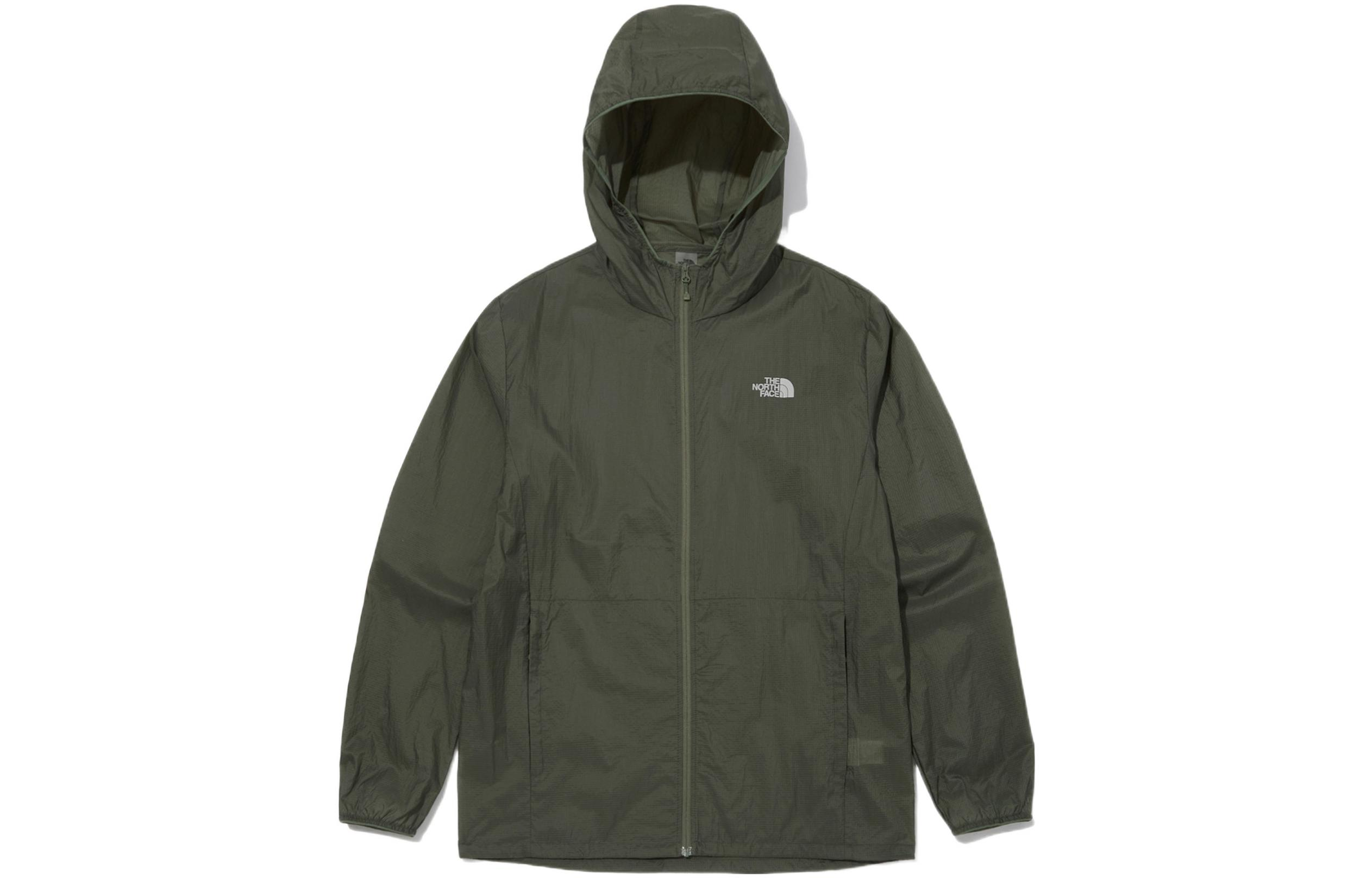 TNF SS22 Unisex Military Green Solid Color Hooded Jacket NJ3LN03B