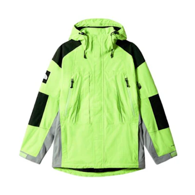 TNF SS22 Unisex Waterproof Breathable Hooded Jacket Neon Green NF0A7R2B-D6S