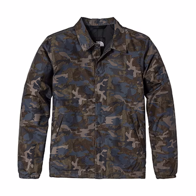 TNF SS22 Windproof Water-Resistant Camo Coach Jacket Unisex NF0A7QTU-549