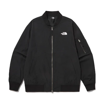 TNF SS23 Black Embroidered Logo Hooded Windproof Jacket Unisex NJ3BP02A