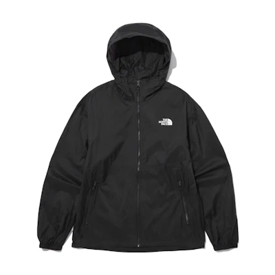 TNF SS23 Black Logo Print Hooded Long Sleeve Jacket NJ3LP03A