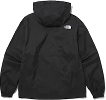 Lookbook The North Face SS23 Black Logo Print Hooded Long Sleeve Jacket NJ3LP03A