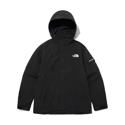 TNF SS23 Black Samurai Waterproof Outdoor Jacket Hoodie Unisex Black NJ3BP11A
