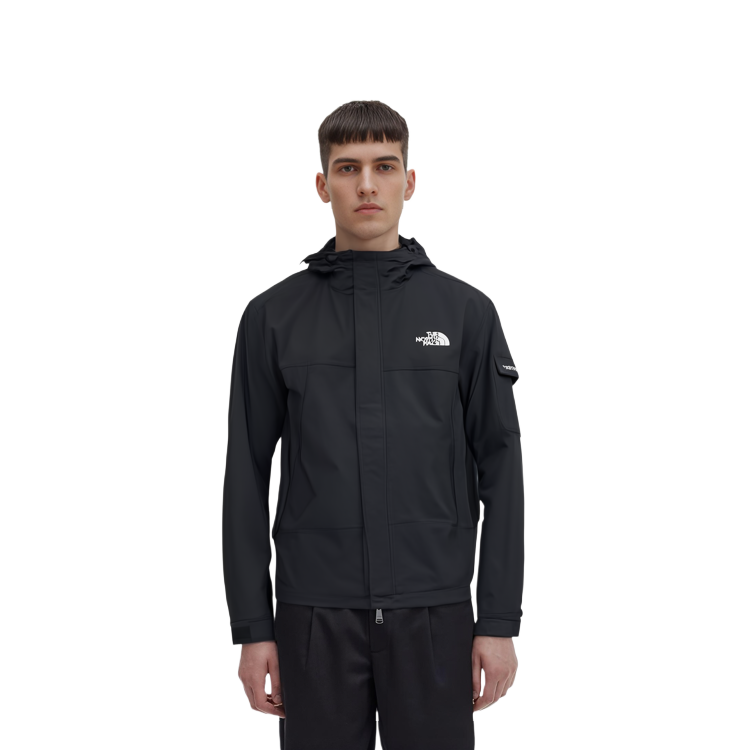 TNF SS23 Black Samurai Waterproof Outdoor Jacket Hoodie Unisex Black NJ3BP11A 圖 6