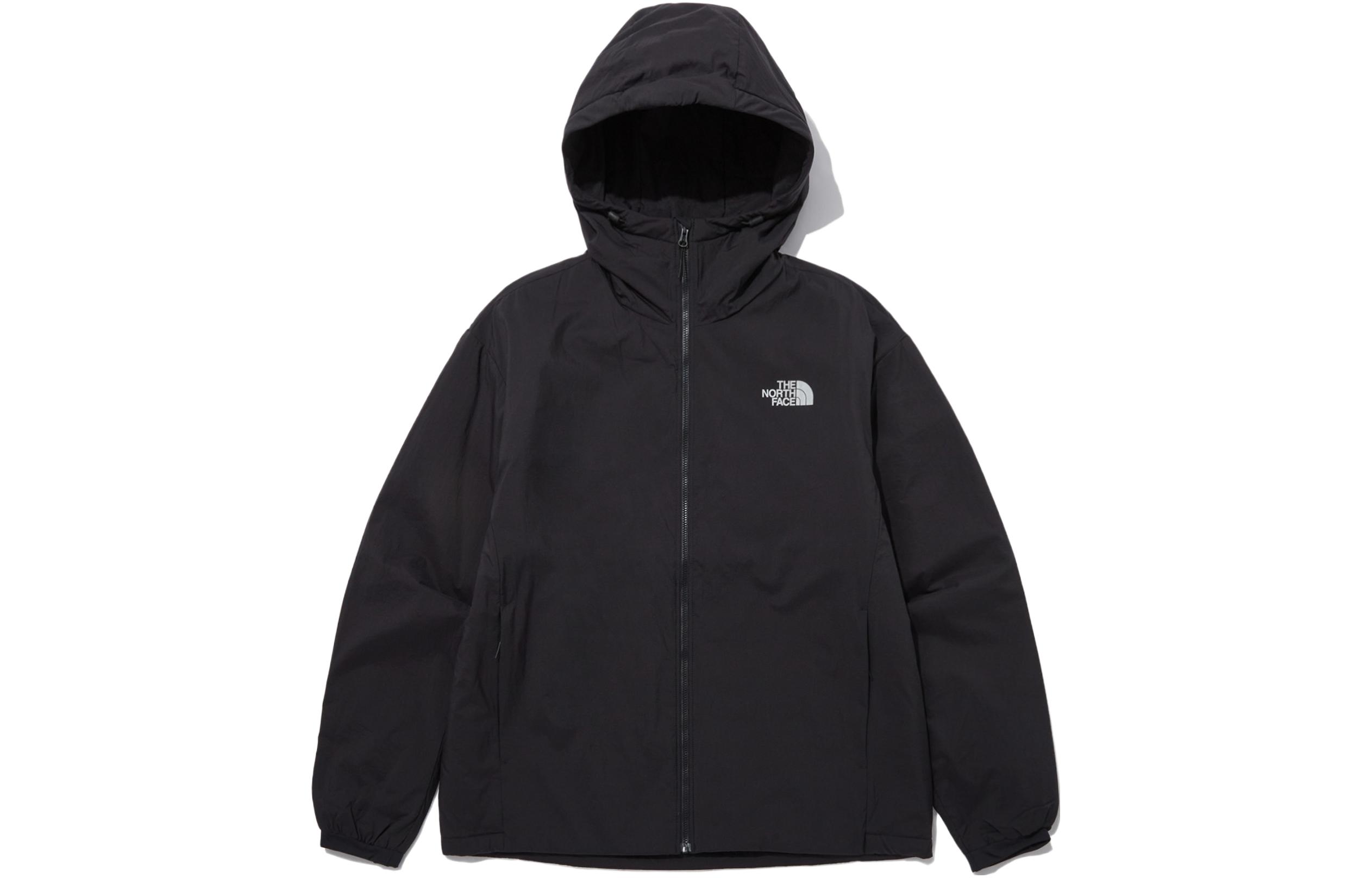 TNF SS23 Black Solid Color Hoodie Jacket NJ3NP70A