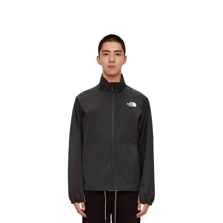 TNF SS23 Black Zip-Up Hoodie Jacket with Logo Patch NJ3LP00A 圖 5