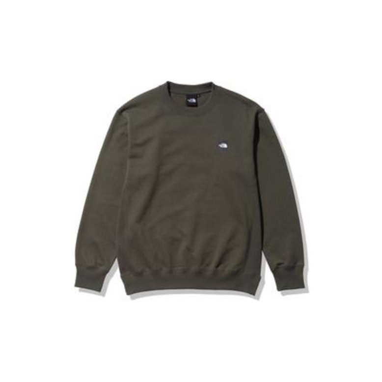 TNF SS23 Brown Solid Logo Sweatshirt NT12334