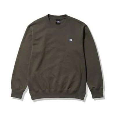 TNF SS23 Brown Solid Logo Sweatshirt NT12334