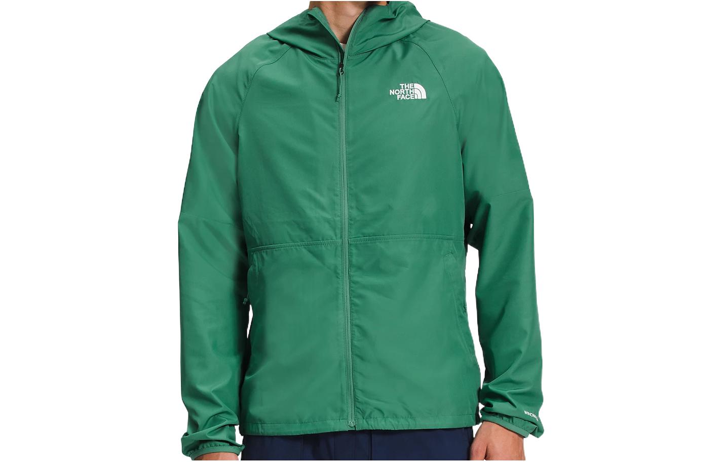 TNF SS23 Colorblock Hooded Zip Jacket Green NF0A7ZWS-N11