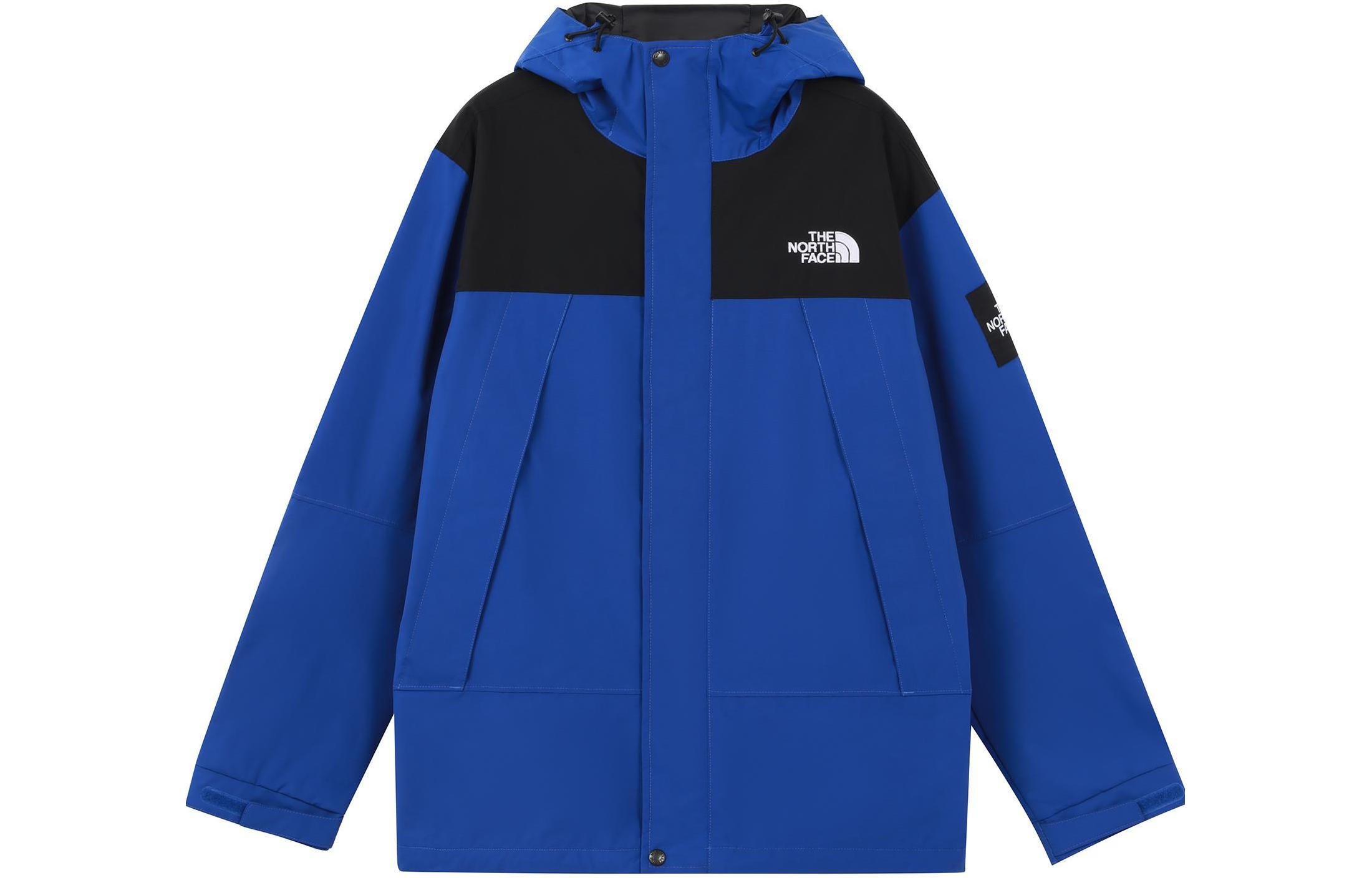 TNF SS23 Colorblock Logo Hoodie Jacket Unisex Blue NI3BN54N