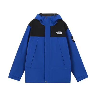 TNF SS23 Colorblock Logo Hoodie Jacket Unisex Blue NI3BN54N