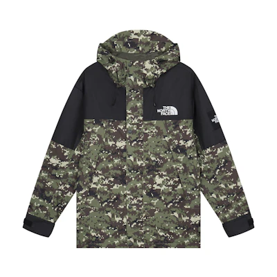 THE NORTH FACE SS23 Embroidered Logo Waterproof Windbreaker Jacket Unisex Green NI2HQ01O