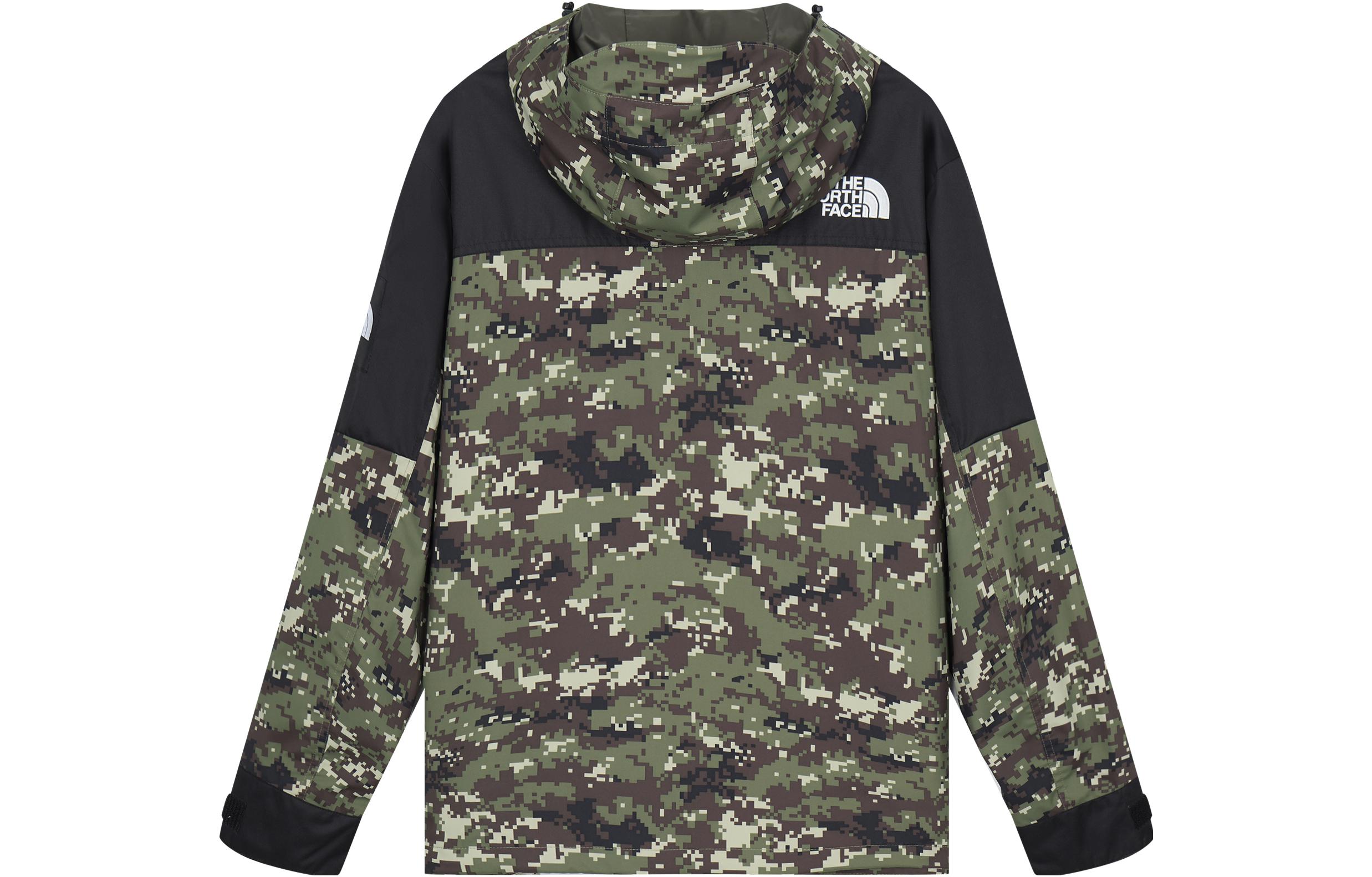 Lookbook THE NORTH FACE SS23 刺繡標誌防水防風外套 男女款 綠色 NI2HQ01O