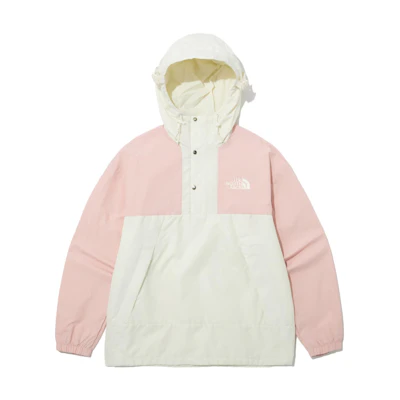 TNF SS23 Hi Mountain Logo Half-Zip Pullover Hoodie Jacket Pink Men. NA3BP02D