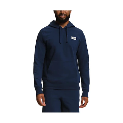 TNF SS23 Logo Patch Hoodie Navy Blue Casual Pullover NF0A7UNU-8K2