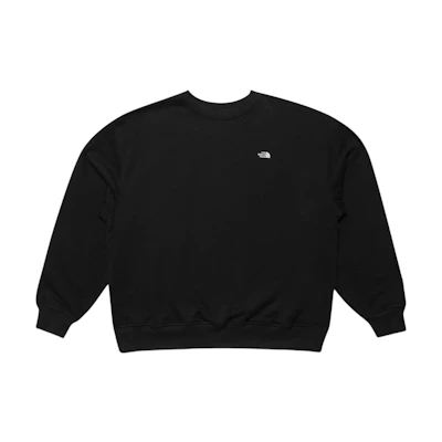 TNF SS23 Logo Print Black Crewneck Vintage Sweatshirt Men NF0A52Z6-JK3