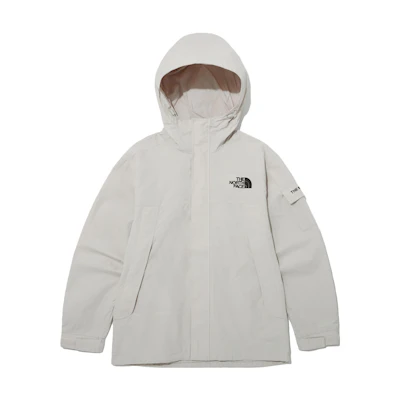 TNF SS23 Logo Printed Plain Long-Sleeve Hoodie Jacket Unisex Off-White NJ3BP11B