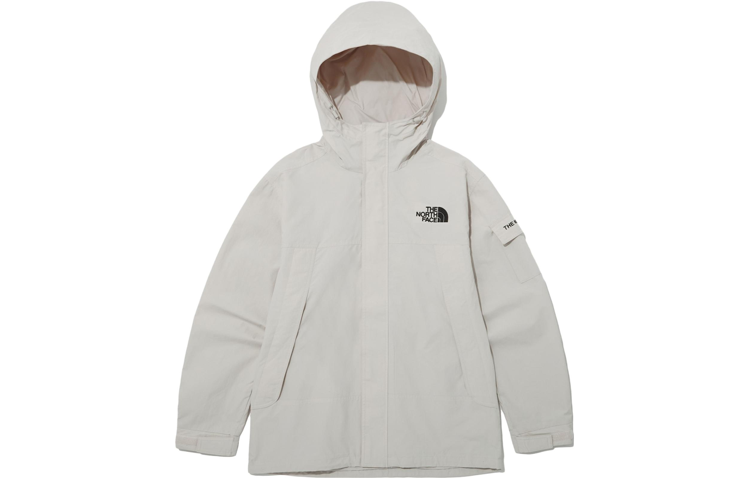 TNF SS23 Logo Printed Plain Long-Sleeve Hoodie Jacket Unisex Off-White NJ3BP11B 圖 2