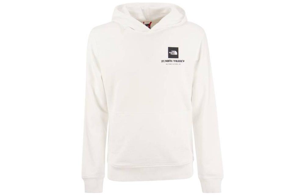 TNF SS23 White Hoodie with Brand Logo NF0A826UF-N41
