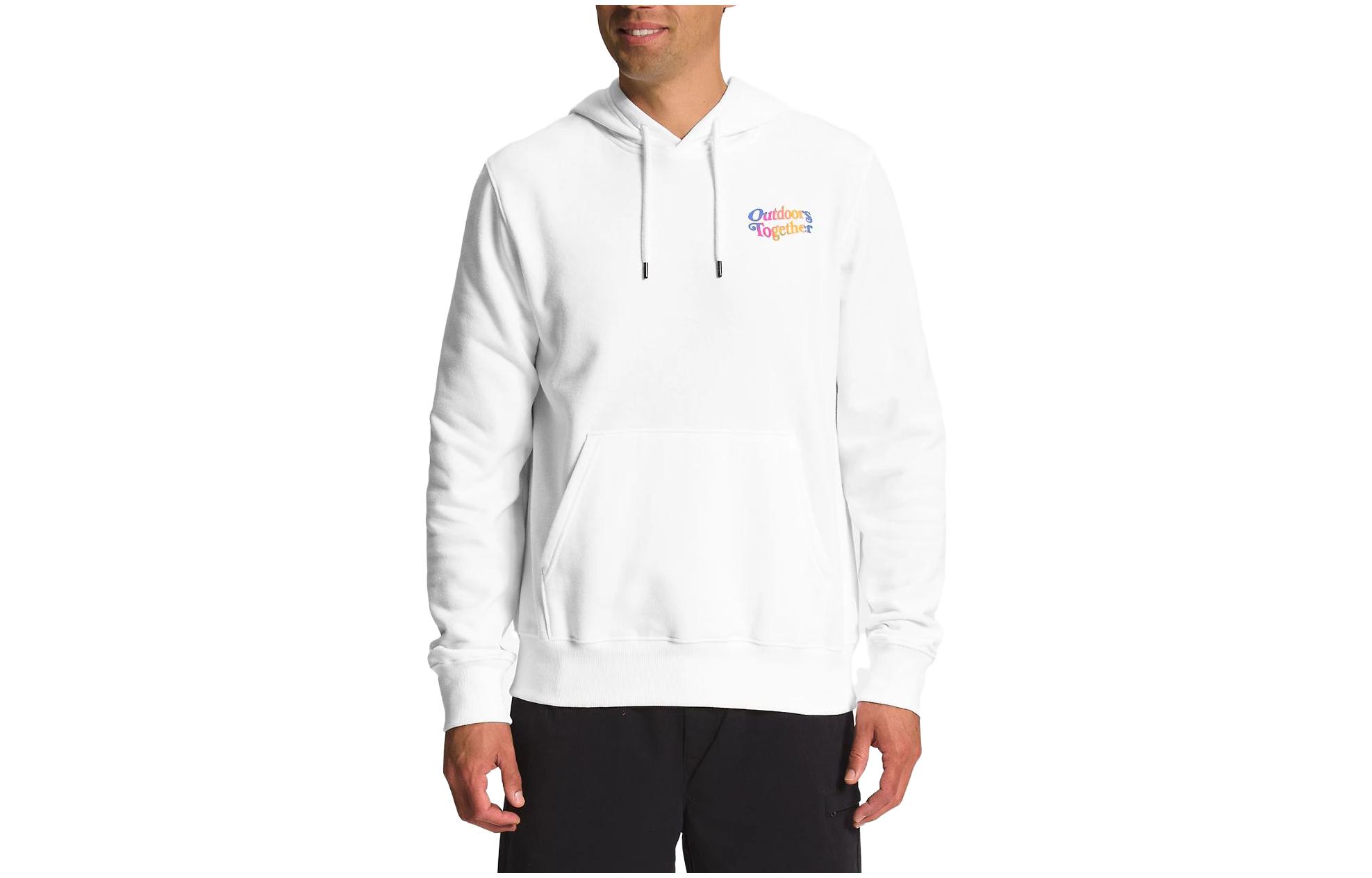 TNF SS23 White Solid Color Letter Print Sweatshirt NF0A811U-A69