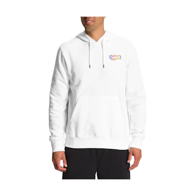 TNF SS23 White Solid Color Letter Print Sweatshirt NF0A811U-A69