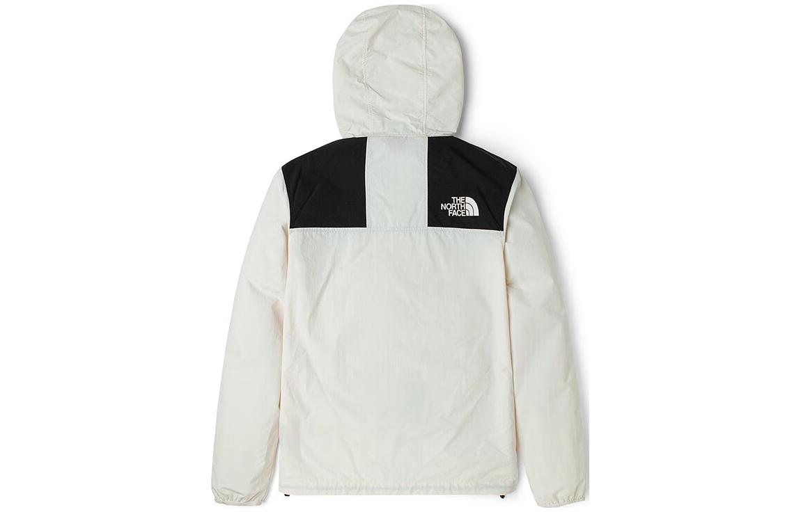 TNF SS23 White Windbreaker Jacket with Logo Print Hood NF0A5J68-N3N 圖 3