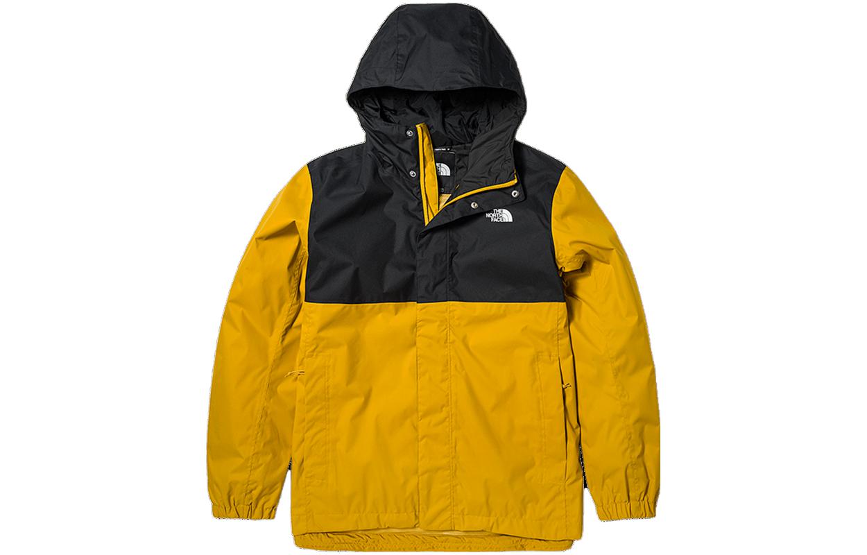 TNF SS23 Yellow Color Block Hooded Jacket NF0A86RK-H9D