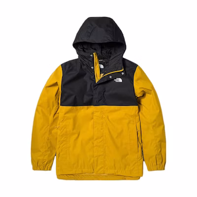 TNF SS23 Yellow Color Block Hooded Jacket NF0A86RK-H9D