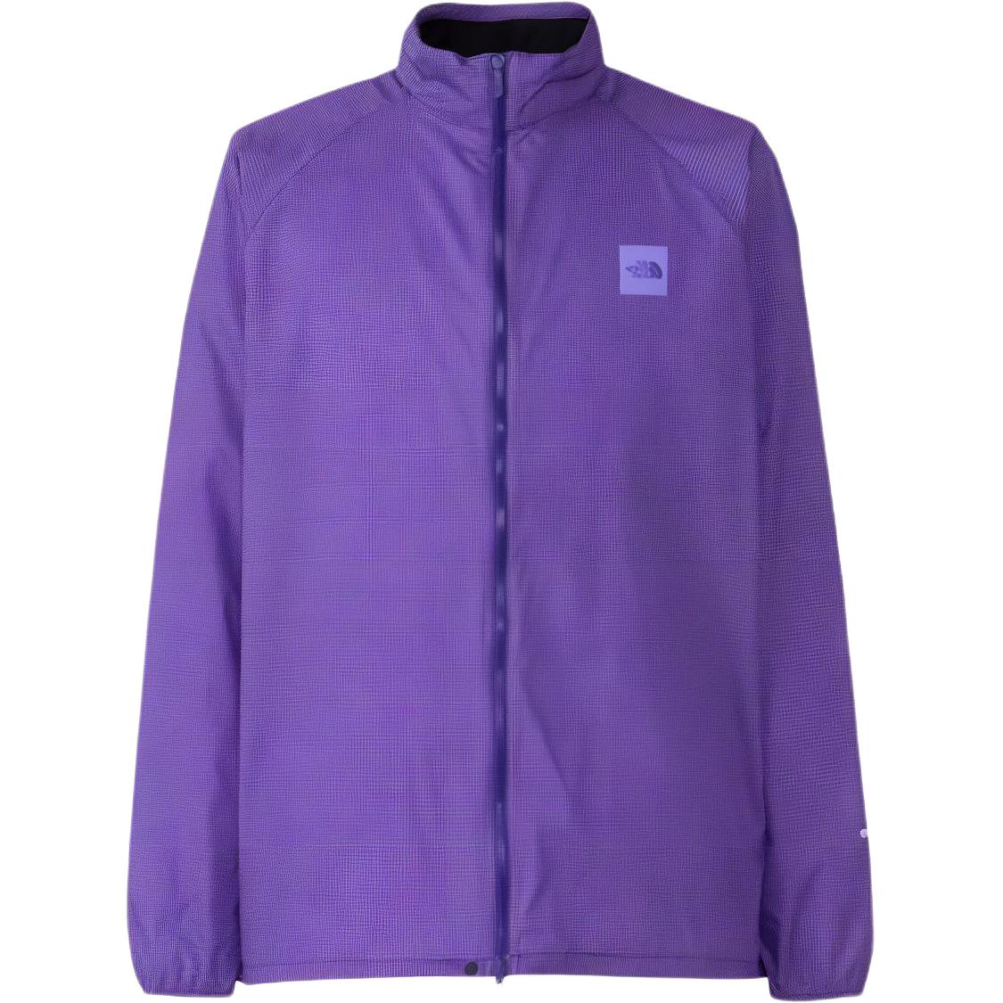 TNF SS24 Enride Checkered Outdoor Windbreaker Jacket Purple Unisex NP22461-01