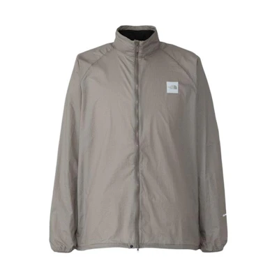 TNF SS24 Enride Grey Logo Windproof Stand Collar Raglan Jacket Unisex NP22461-03