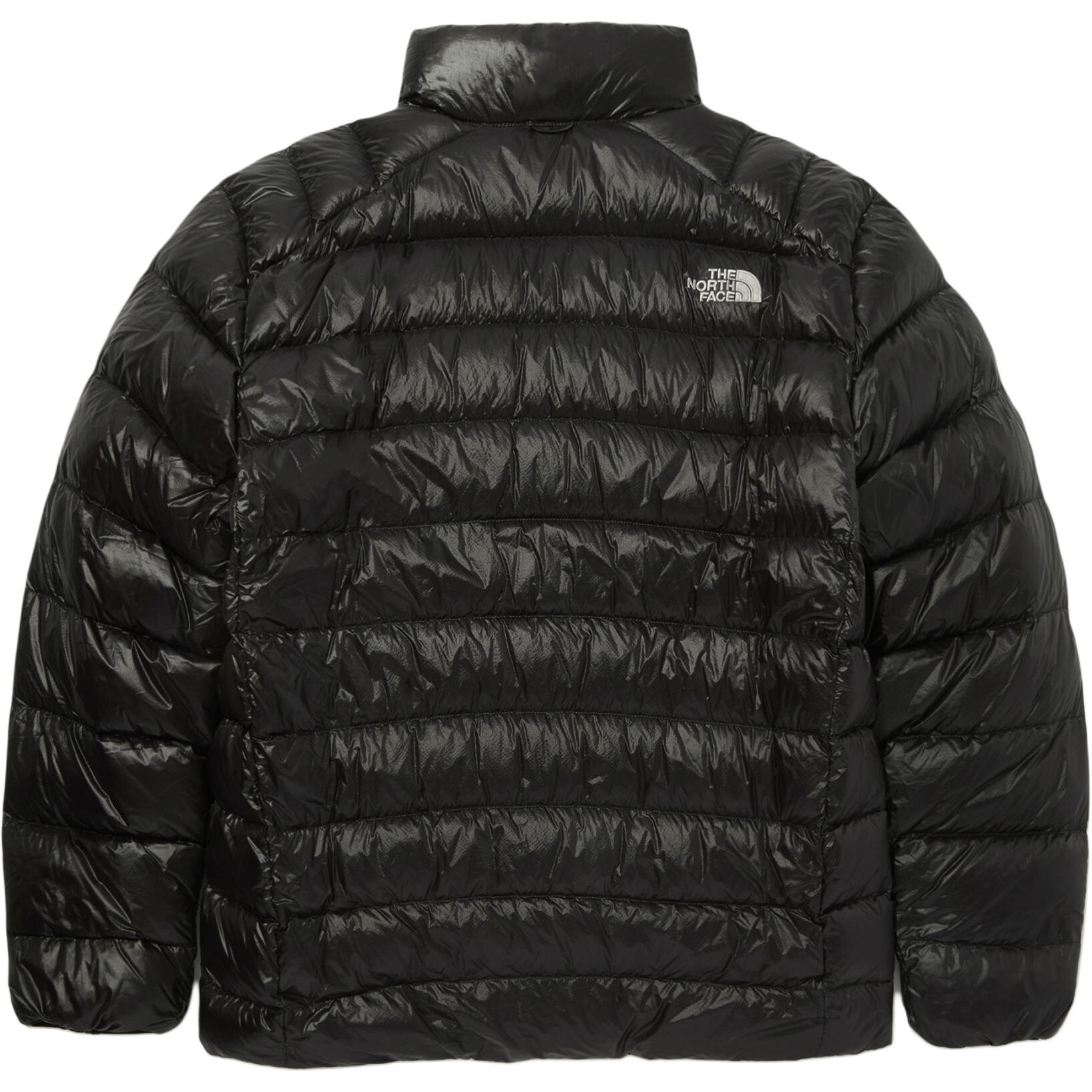 Lookbook 北面 SS24 光亮轻便羽绒服 男女同款 - 黑色, 防水防风 NJ1DQ51A