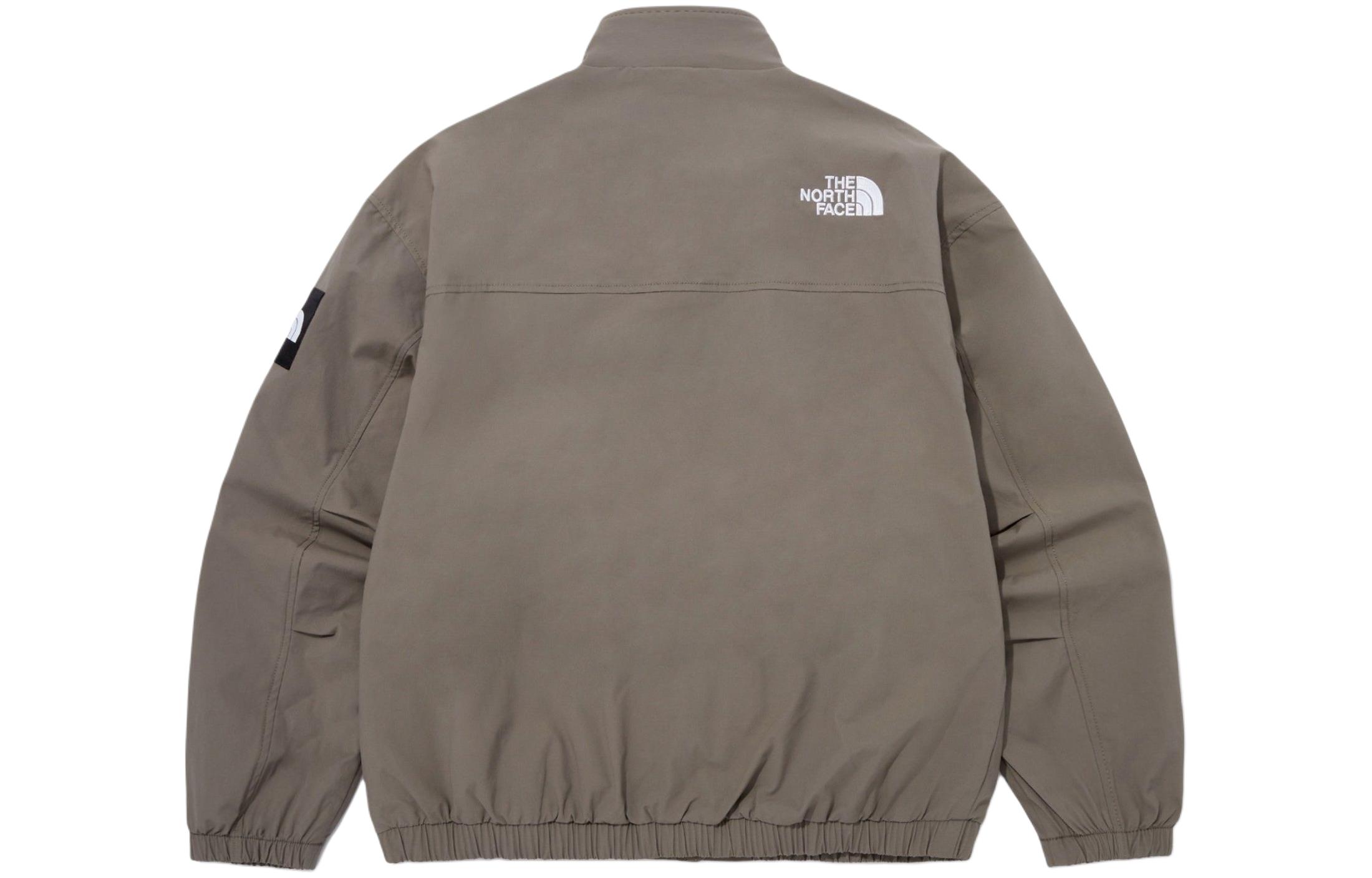TNF SS24 Logo Embroidered Windproof Waterproof Jacket Beige Unisex NJ3BQ02L 圖 3