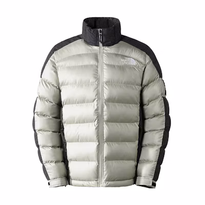 TNF Stand Collar Patchwork Zip-Up Jacket Grey Green NF0A7X314M1