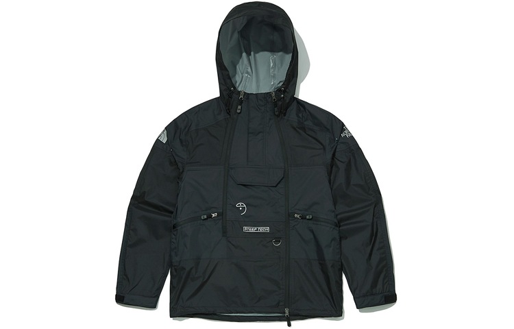 TNF Steep Light Raincoat Double-Zip Hoodie Black 秋 Season NJ2HM11A