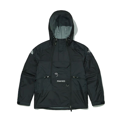 TNF Steep Light Raincoat Double-Zip Hoodie Black 秋 Season NJ2HM11A