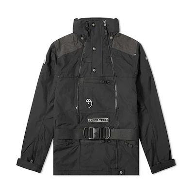TNF Steep Tech Black Hooded Outdoor Windbreaker Jacket Men’s NF0A4QYS-JK3