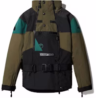 The North Face Steep Tech Colorblock Olive Green Waterproof Jacket NF0A4QYS-SH2 The North Face Steep Tech Colorblock Olive Green Waterproof Jacket NF0A4QYS-SH2