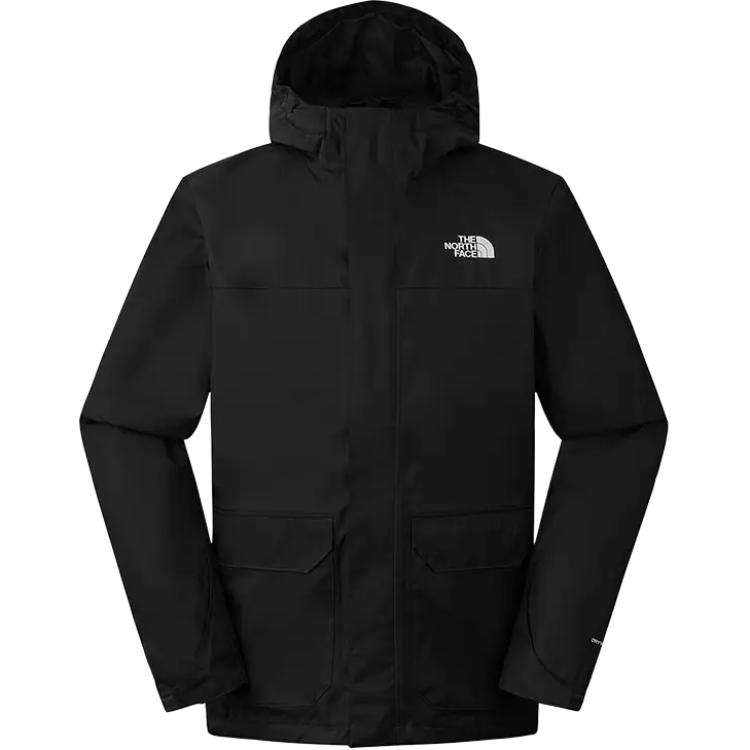 TNF Storm Jacket Black - Waterproof, Windproof Unisex Hooded Outerwear NF0A8AUK-4H0 圖 2