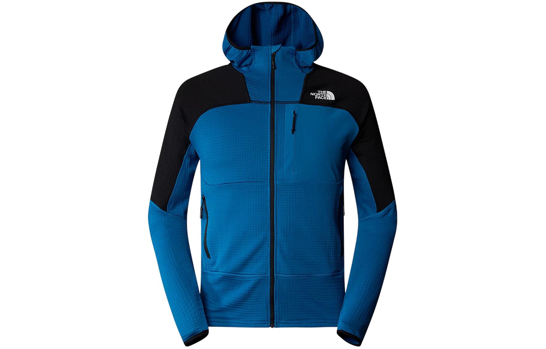 TNF Stormgap Power Grid™ Colorblock Breathable Zip Hoodie Jacket Blue Mens NF0A87J7-WIG