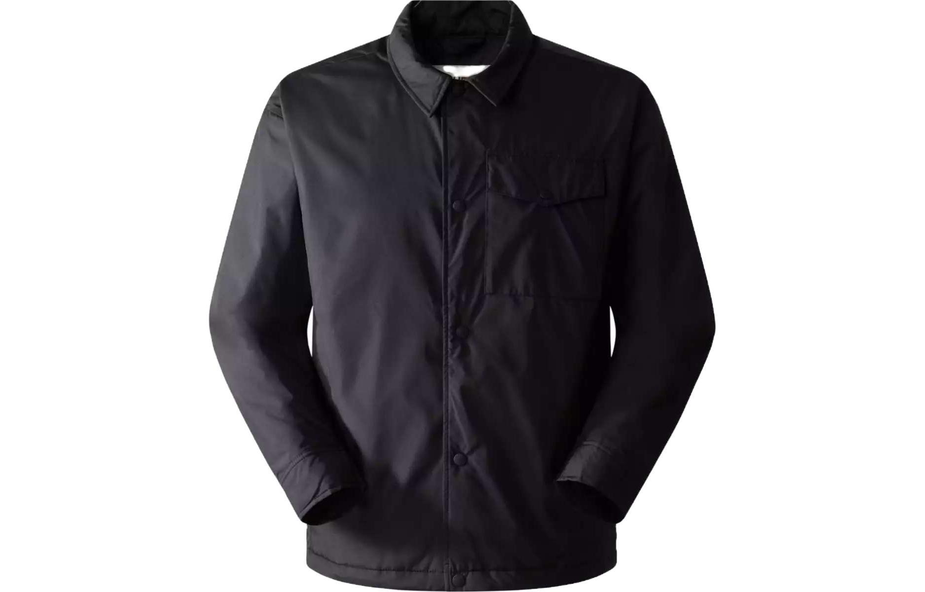 TNF Stuffed Coaches Jacket Solid Color Button-Up Jacket NF0A8322-KX7