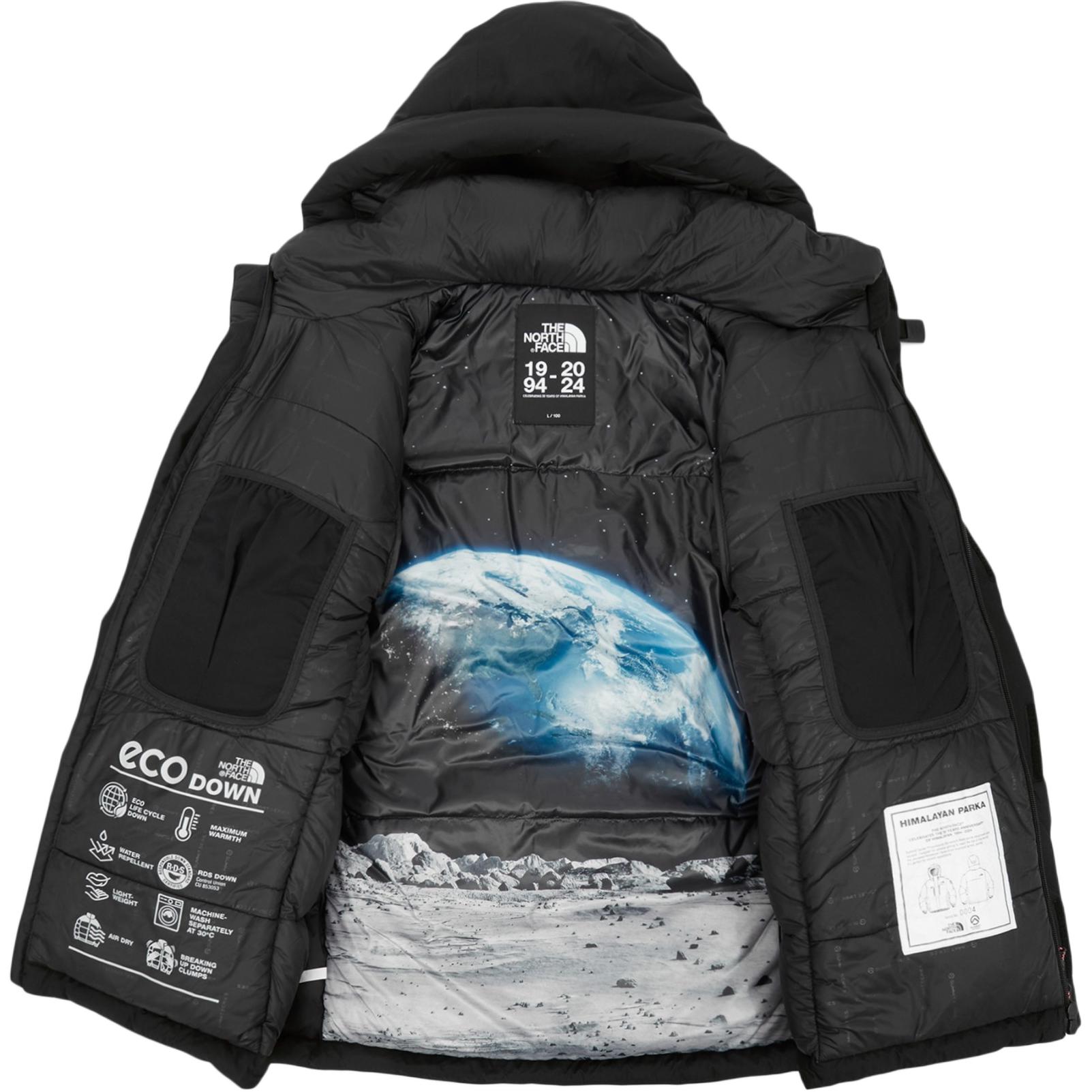 Shop 더 노스 페이스 서밋 30주년 후디 다운 자켓 블랙 - 경량형 NJ1DQ98A