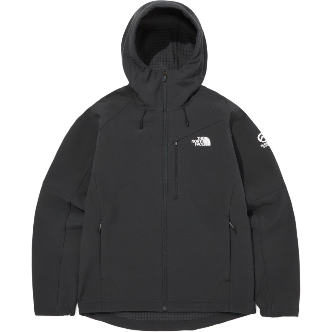 The North Face Summit Fleece Softshell Waterproof Windproof Hoodie Jacket Unisex Dark Gray NJ4FQ52B
