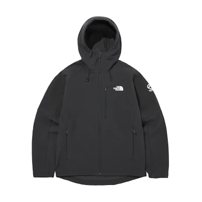 TNF Summit Fleece Softshell Waterproof Windproof Hoodie Jacket Unisex Dark Gray NJ4FQ52B