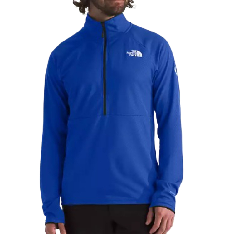 Shop 北面Summit Futurefleece™ LT半拉链套头夹克 - 蓝色 NF0A5J8R-8V2