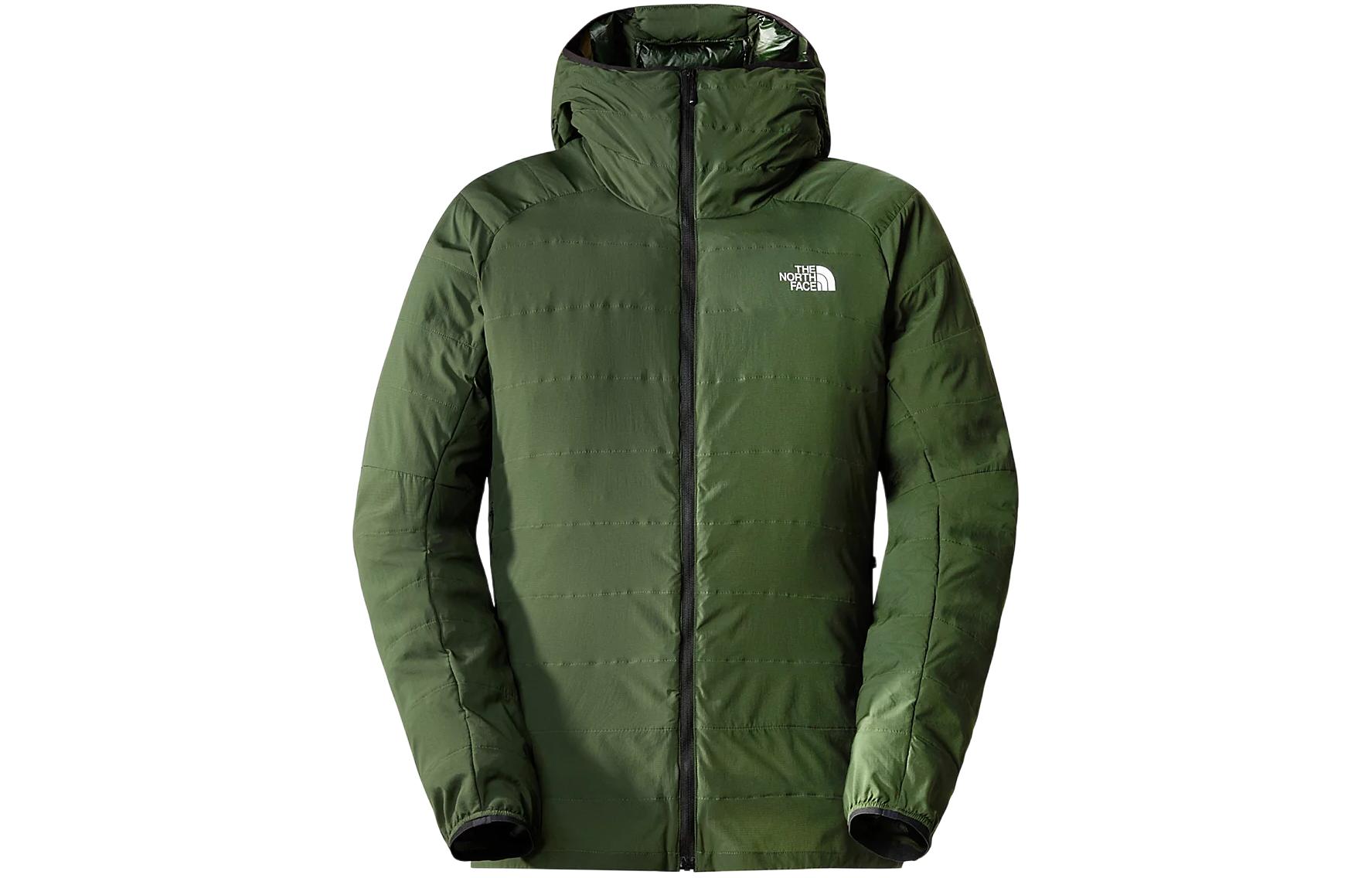 TNF Summit Green Waterproof Hooded Down Jacket for Men NF0A82VC-I0P